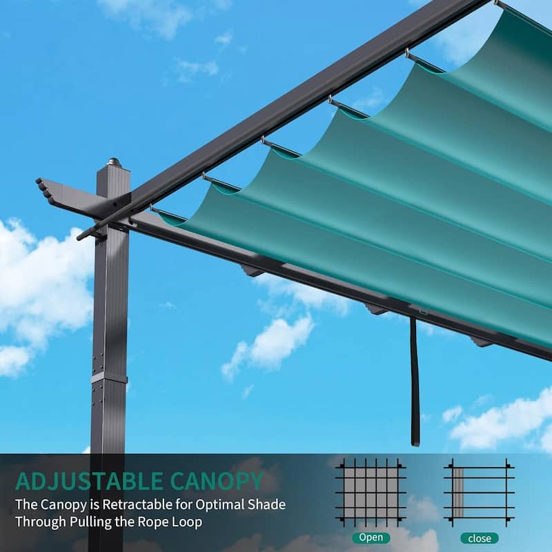 10×10 FT Heavy Duty Outdoor Pergola Gazebo for Patio, Backyard & Poolside