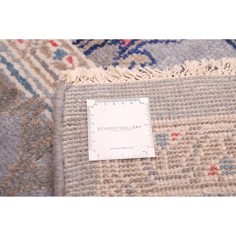 ECARPETGALLERY Hand-knotted Jules Serapi Light Denim Blue Wool Rug - 8'10 x 11'8