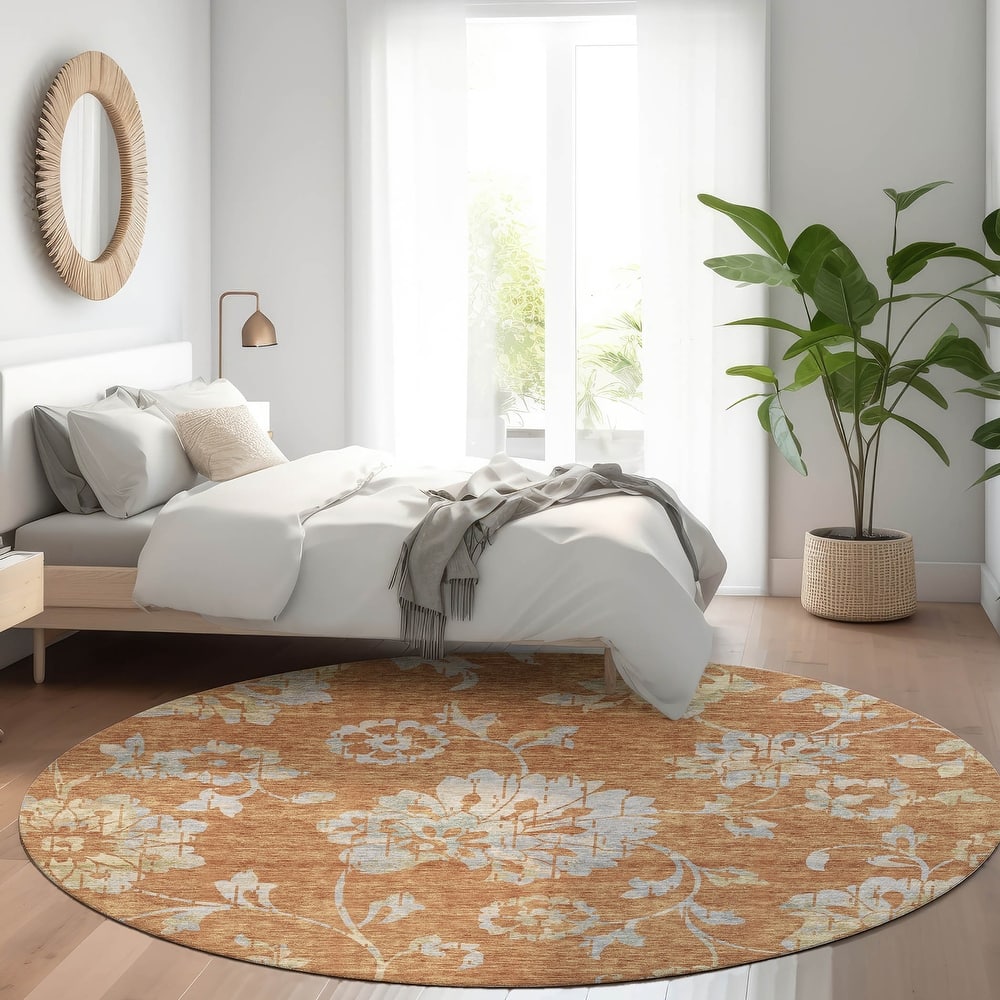 Premium Washable Super Soft Floral Whimsy Mayfield Rug