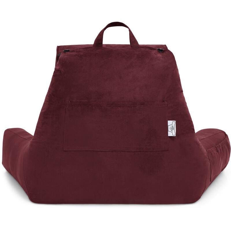 Husband Bedrest Micro-Suede Reading Pillow