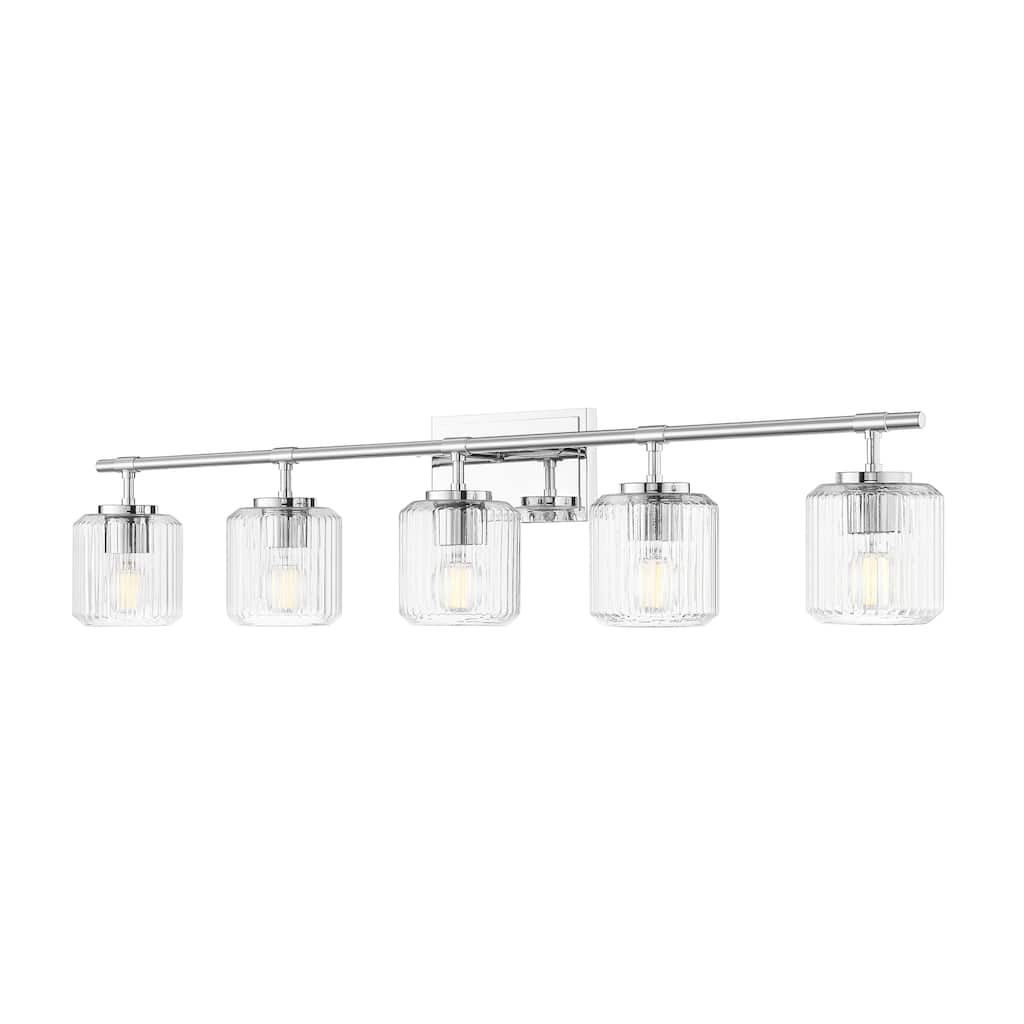 Z-Lite Landon 5 Light Vanity - Chrome
