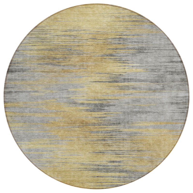 HomeRoots Abstract Transitional Rectangle Outdoor Rug