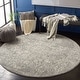 preview thumbnail 45 of 134, SAFAVIEH Evoke Quinn Vintage Distressed Rug 3' x 3' Round - Silver/Ivory