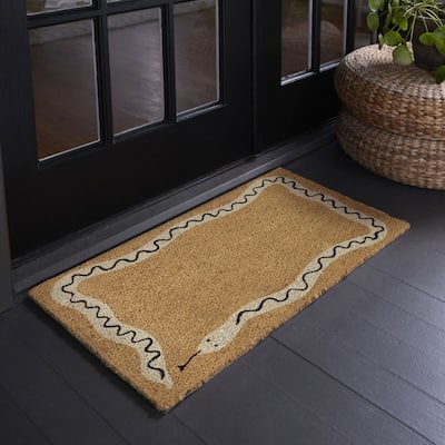 Snake Border Animal 18" x 30" Doormat - 18" x 30"