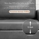 preview thumbnail 29 of 42, AECOJOY 79" Faux Leather Couch for Living Room, Loveseat Small Sofa, Indoor Modern Sofa for Apartment Office