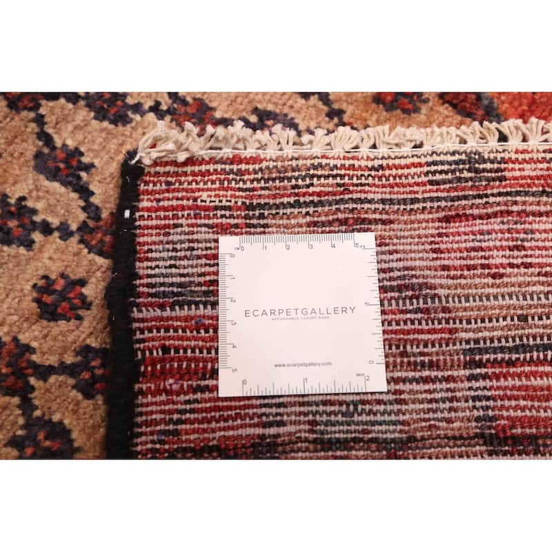 ECARPETGALLERY Hand-knotted Andelz Brown Wool Rug - 3'9 x 9'2