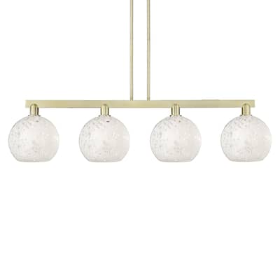 Innovations Lighting 716-4I-13-53 White Mouchette Linear White