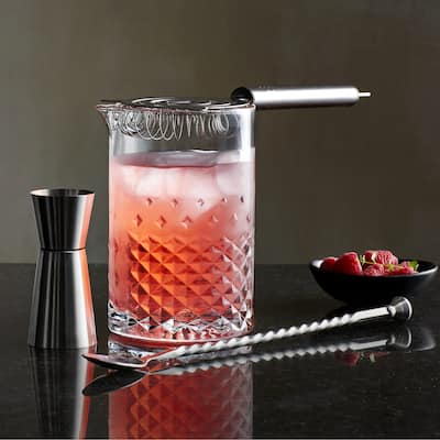Libbey Classic Cocktail Carats 4-Piece Bar Mixing Set - Set of 4