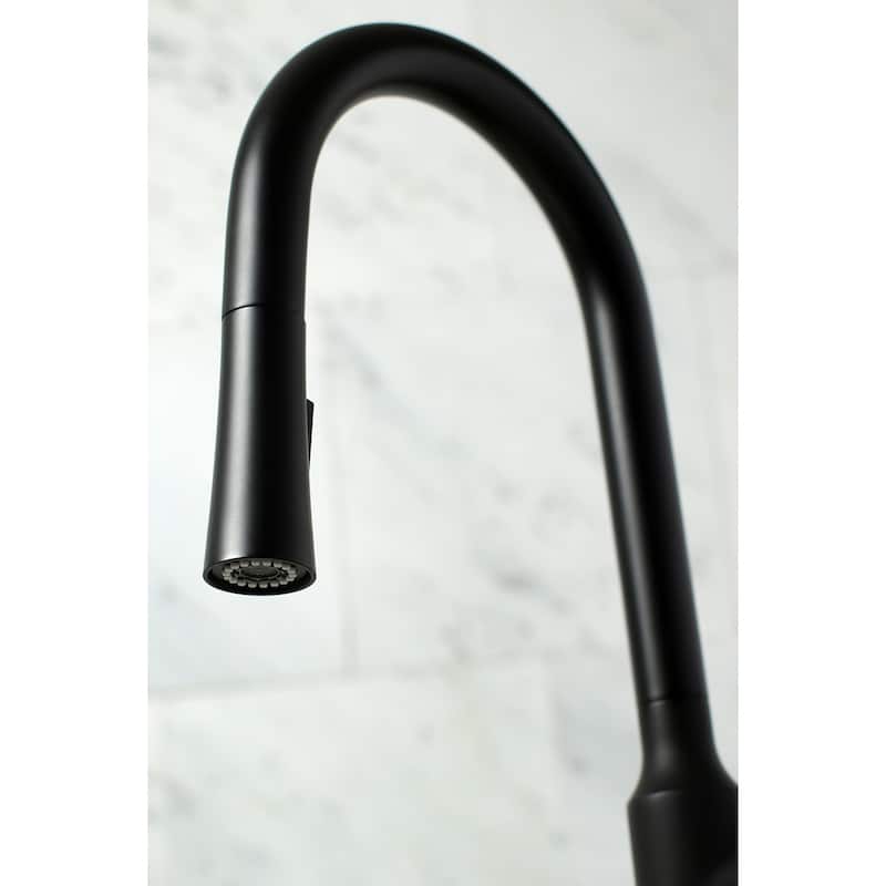 Kingston Brass Kaiser 1.8 GPM Widespread Kitchen Faucet with