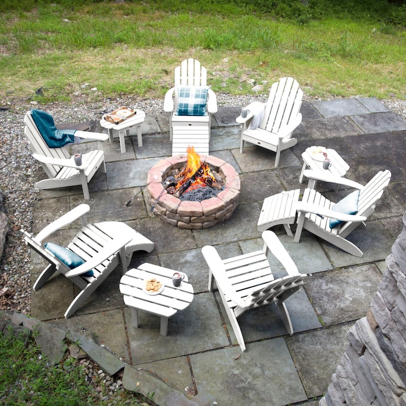HIGHWOOD 12-Piece Adirondack Patio Conversation Set