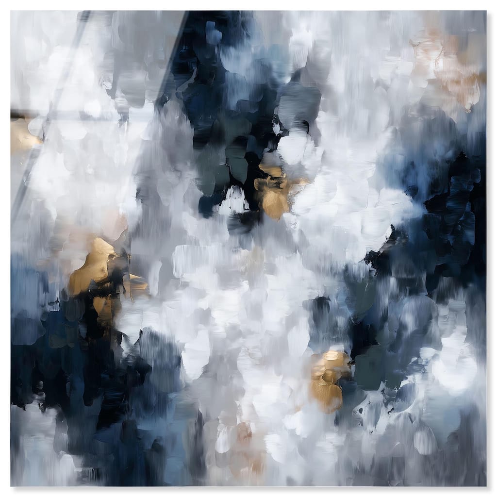 Midnight and Ivory I Acrylic by Art Remedy, Ready to Hang