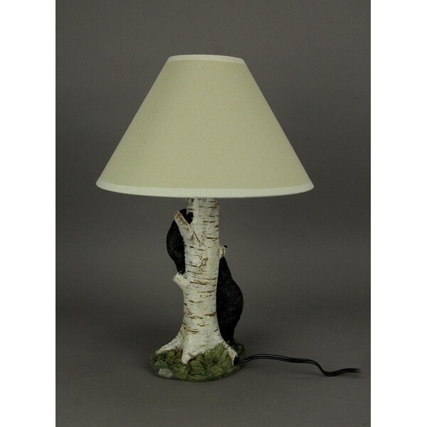 birch tree table lamp
