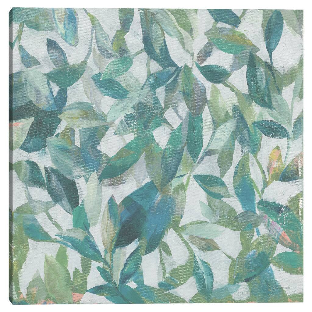 Summer Garden Greenery I Light by Danhui Nai Canvas Art Print