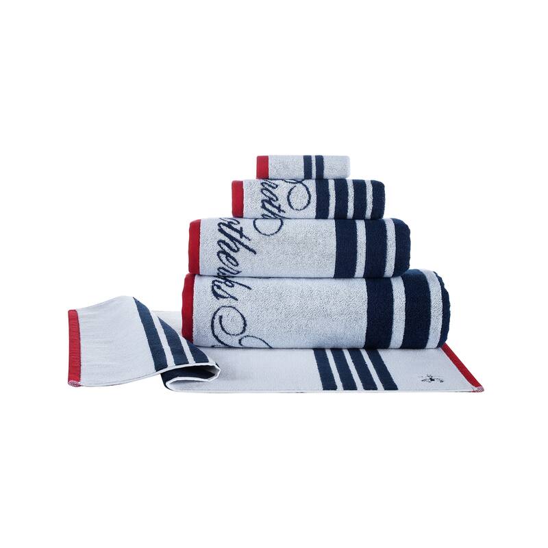 Brooks Brothers Nautical Blanket Stripe 3 pcs Towel Set