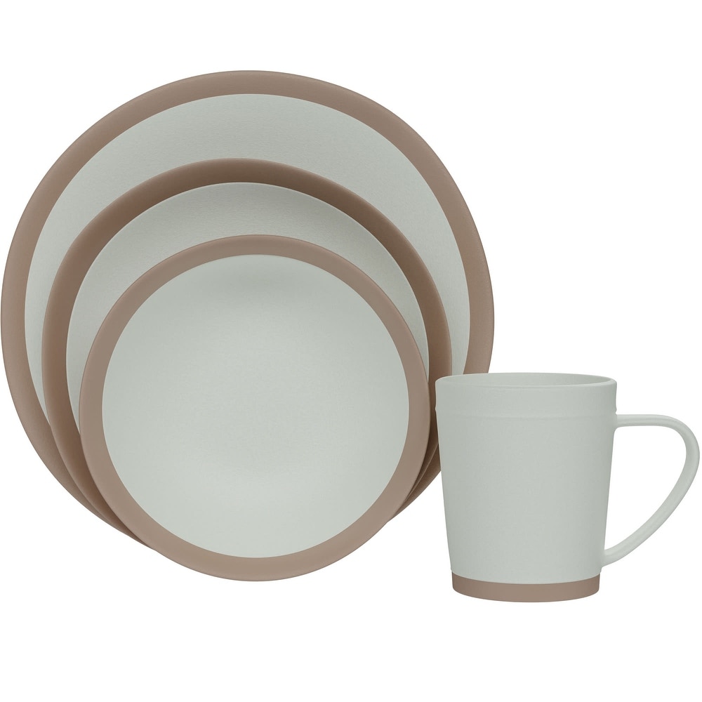 White 4 Piece Dinnerware Sets Bed Bath Beyond