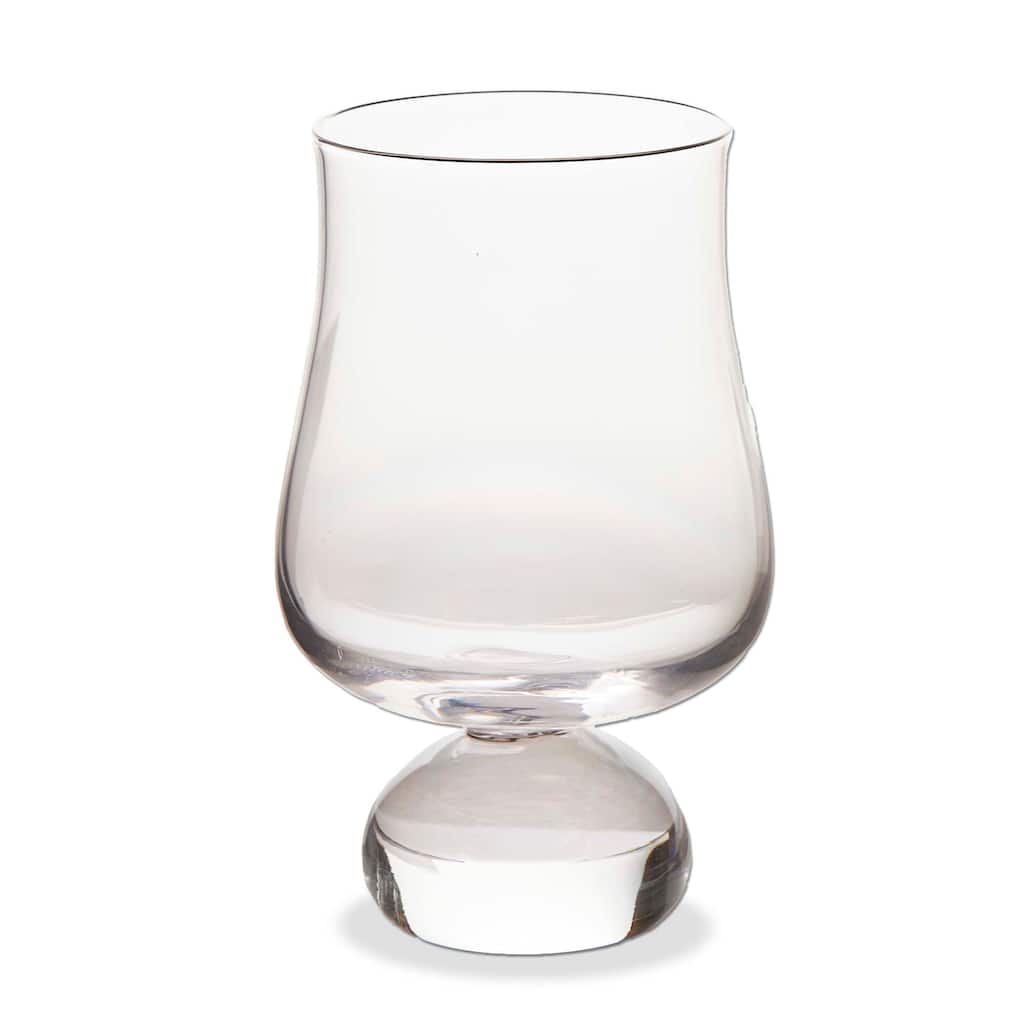 Olivia Heavy Bottom Brandy Glass - 16oz Clear Cordial Drinkware for Everyday Use - Hand Wash Only - 6" H x 3" L x 3" W
