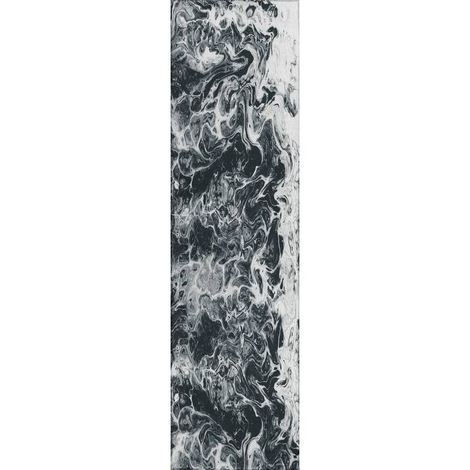 Indoor/ Outdoor Addison Karina Abstract Washable Area Rug