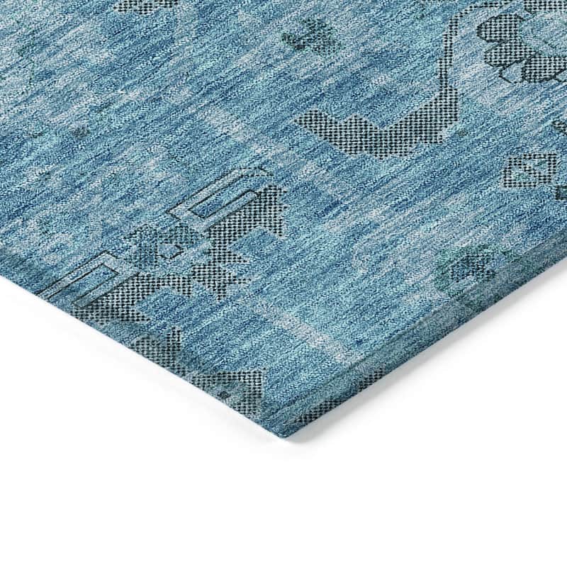 Machine Washable Indoor/ Outdoor Chantille Boho Rug