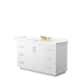 Option White, Gold Trim, Giotto Quartz Top