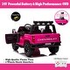 preview thumbnail 16 of 17, 24V 2 Seater Ride On Truck Car, Chevrolet Electric Car for Kids wRemote Control/ Suspension/ Soft Start/ FM/ Bluetooth/ Music