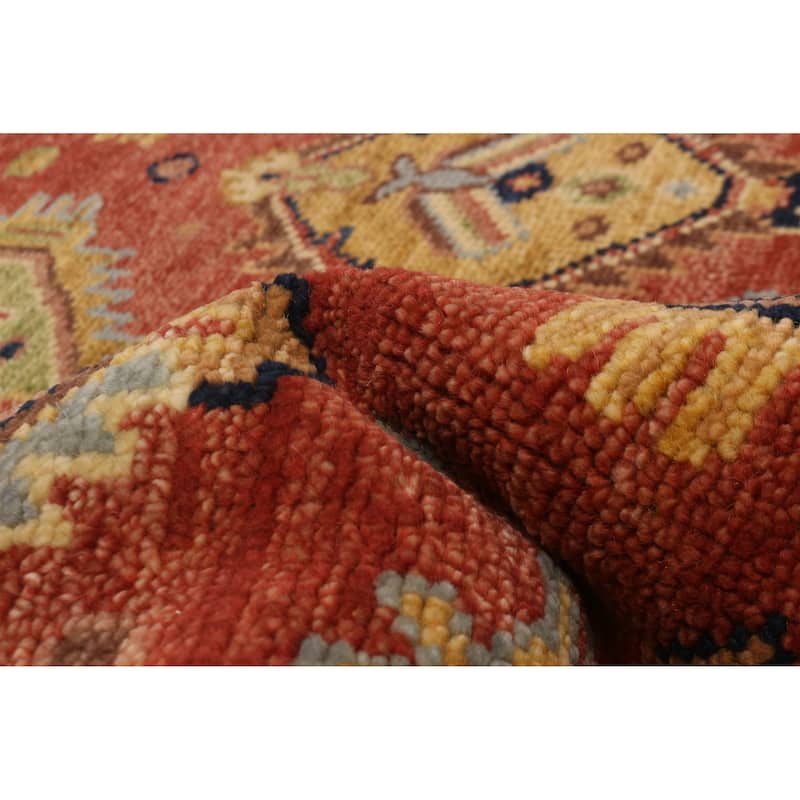 ECARPETGALLERY Hand-knotted Jules Serapi Dark Copper Wool Rug - 7'7 x 9'10