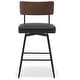 preview thumbnail 44 of 136, 26"/29" Faux Leather Swivel Counter/Bar Stools Set of 2/3