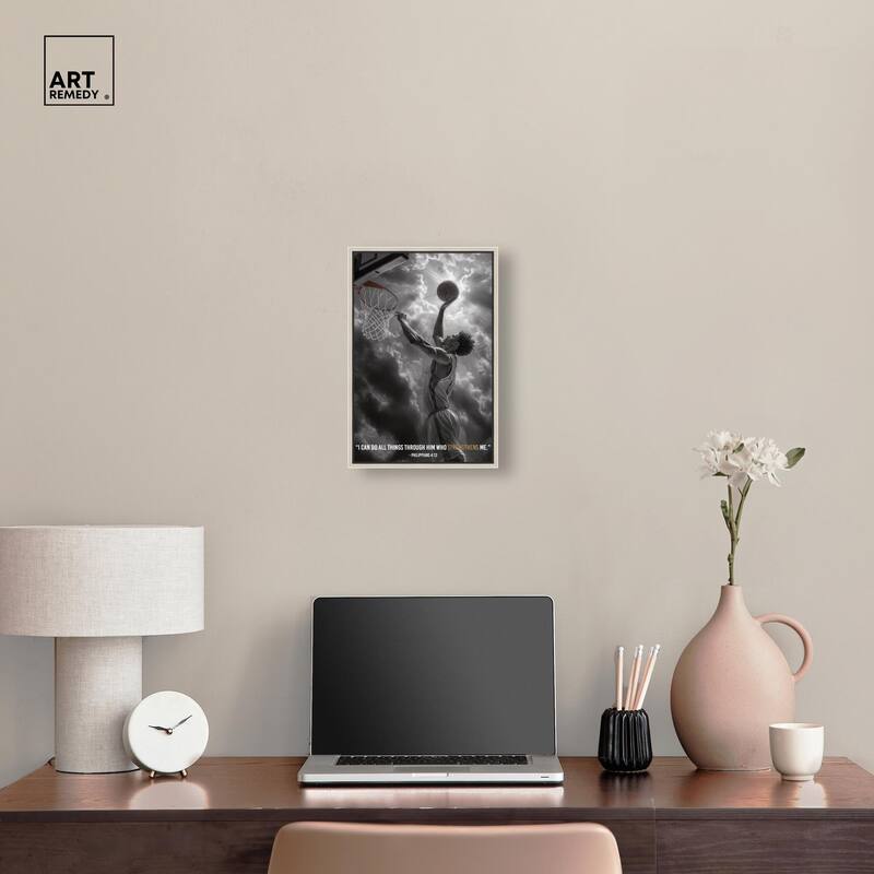 Strengthen Me Canvas by Art Remedy
