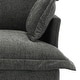 preview thumbnail 22 of 47, 39"W Oversized Chenille Comfy Cloud Chaise Lounge with Ottoman