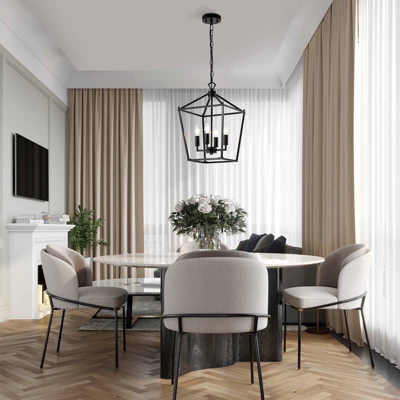 Buelex Lamp Post Lantern Style Iron Chandelier