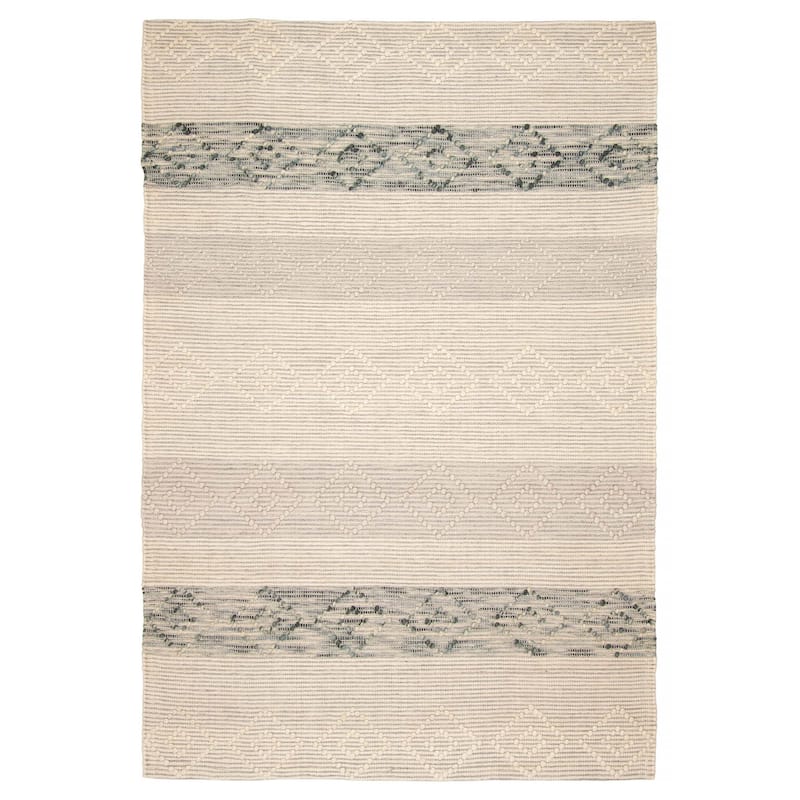ECARPETGALLERY Braid weave Sienna Cream Wool Rug - 6'2 x 9'3 - Cream - 6'2 x 9'3