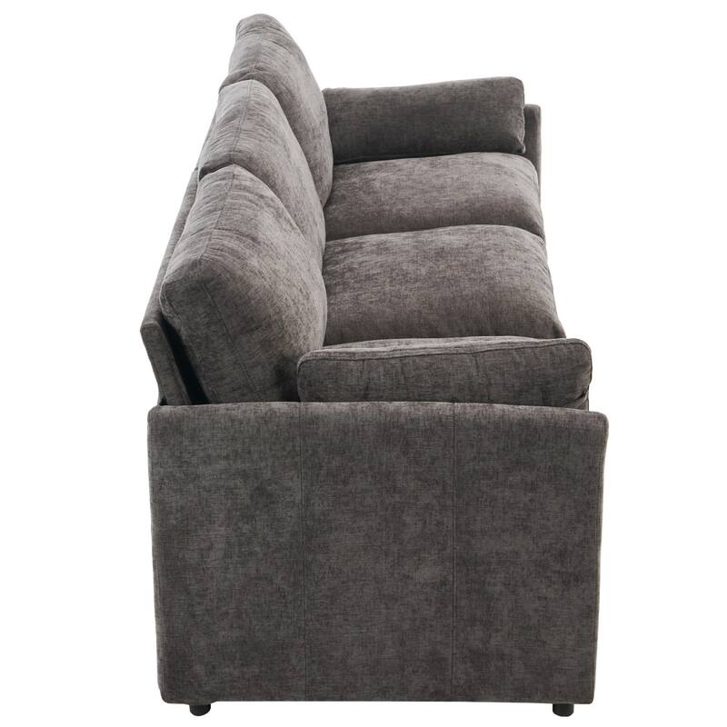 89" Oversized Chenille Cloud Comfy 3-seater Sofa
