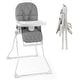 preview thumbnail 3 of 19, Gymax Foldable High Chair Easy Clean Compact Highchair w/ Removable Grey