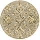 preview thumbnail 59 of 85, Livabliss Caesar Updated Traditional Oriental Area Rug 6' x 6' - Olive - Round