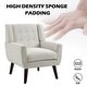 preview thumbnail 57 of 59, Morden Cotton Linen Upholstered Armchair