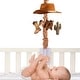 preview thumbnail 3 of 4, Lambs & Ivy Country Western Cowboy Hat Musical Baby Crib Mobile Soother Toy