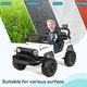 preview thumbnail 17 of 29, EROMMY Motorized Kids Ride on Jeep Car, 12V 4.5AH Battery Powered Electric Vehicle with 2.4G Remote Control, Light and Music