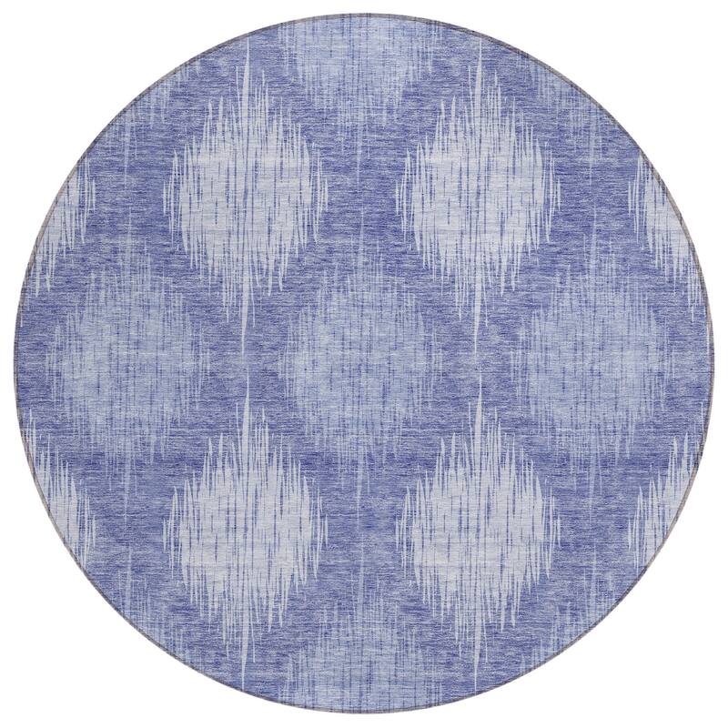 Machine Washable Indoor/ Outdoor Chantille Contemporary Geo Rug