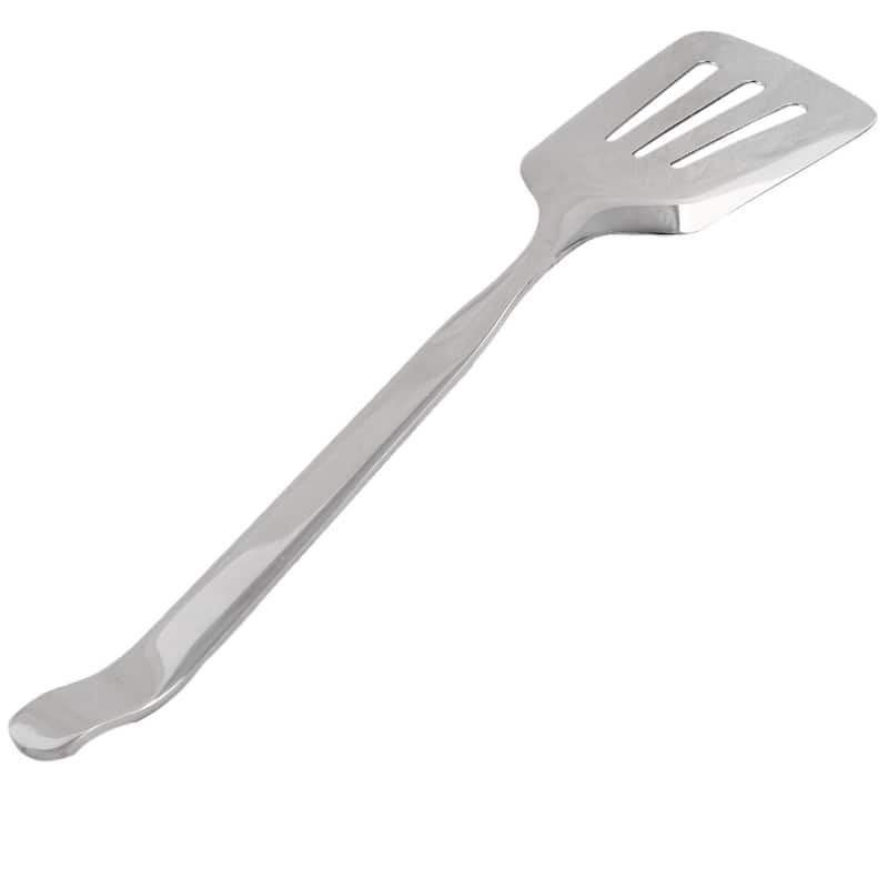 Kitchen Stainless Steel Cooking Tool Frying Food Egg Pancake Spatula Silver Tone