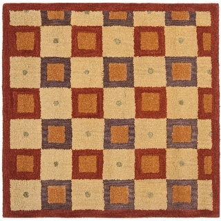 Safavieh Handmade Soho Fairy Checkers N.z. Wool Rug - Bed Bath & Beyond 