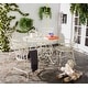 preview thumbnail 1 of 6, SAFAVIEH Outdoor Patio Furniture Thessaly Victorian Scroll Iron 5-Piece Dining Set Antique