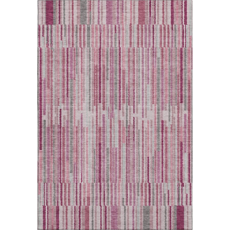 Premium Washable Super Soft Stripe Stack Mayfield Rug