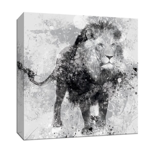 Ptm Images 9 146929 Ptm Canvas Collection 12 X 12 Lion Giclee Safari Animals Art Print On Canvas