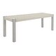 preview thumbnail 8 of 9, SAFAVIEH Outdoor Living Aquina Table and 2-Bench Dining Set - 35"W x 67"D x 29"H
