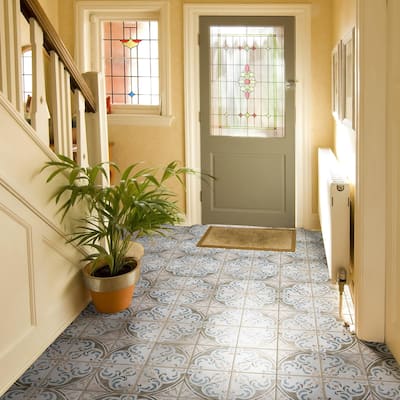 Merola Tile Kings Porto Amaral 17-5/8" x 17-5/8" Ceramic Floor and Wall Tile