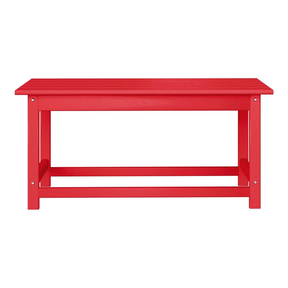 Laguna Hdpe All Weather Outdoor Patio Rectangular Coffee Table