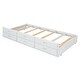 preview thumbnail 11 of 32, Versatility Bed with Storage Headboard, Outlets, Extendable Bed with Twin Trundle with 3 Storage Drawers, Twin Size