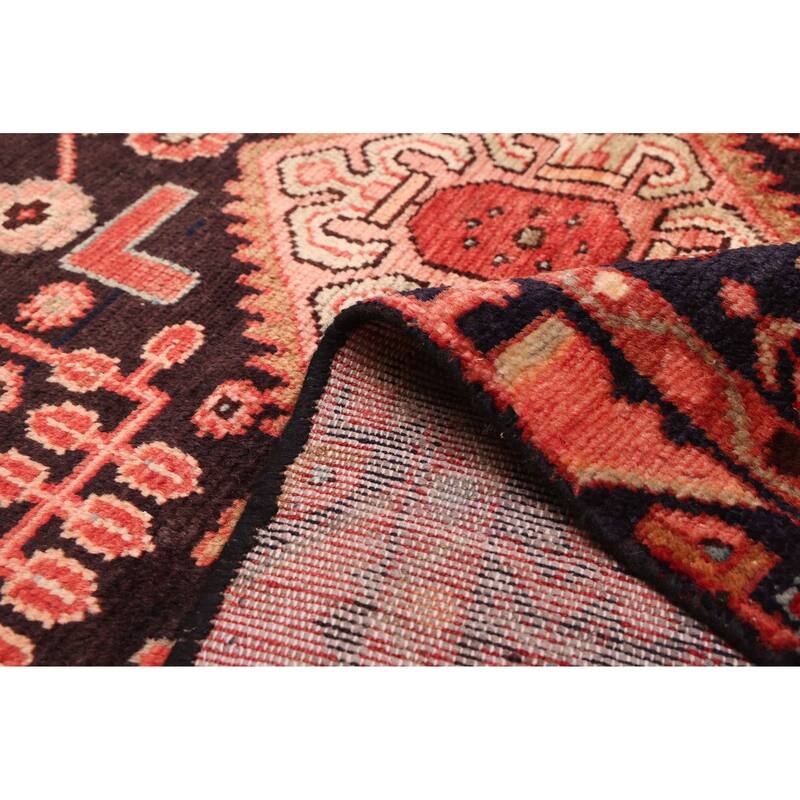 ECARPETGALLERY Hand-knotted Andelz Black Wool Rug - 4'2 x 6'5