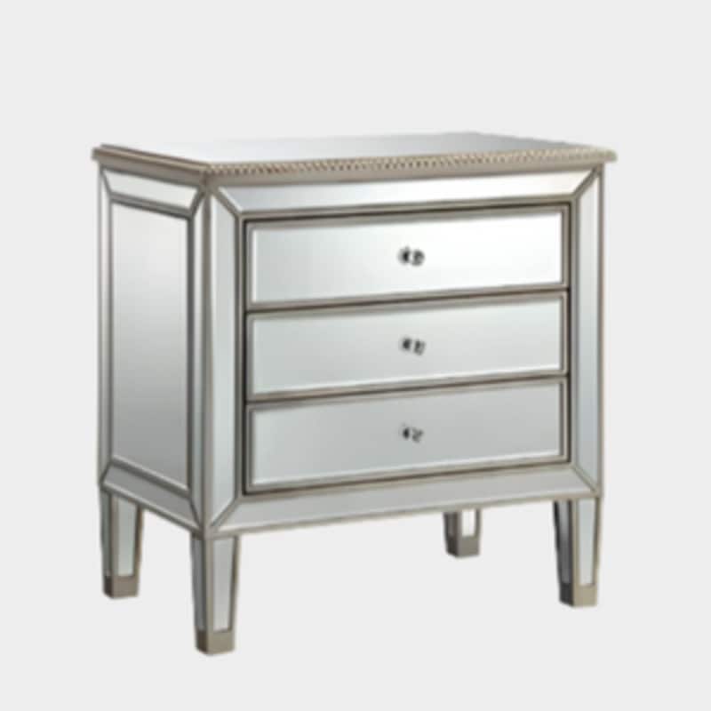 Modern Mirror Zaria Nightstand (Set of 2 )