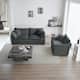Option Gray 2-Seater Sofa+Accent Chairs