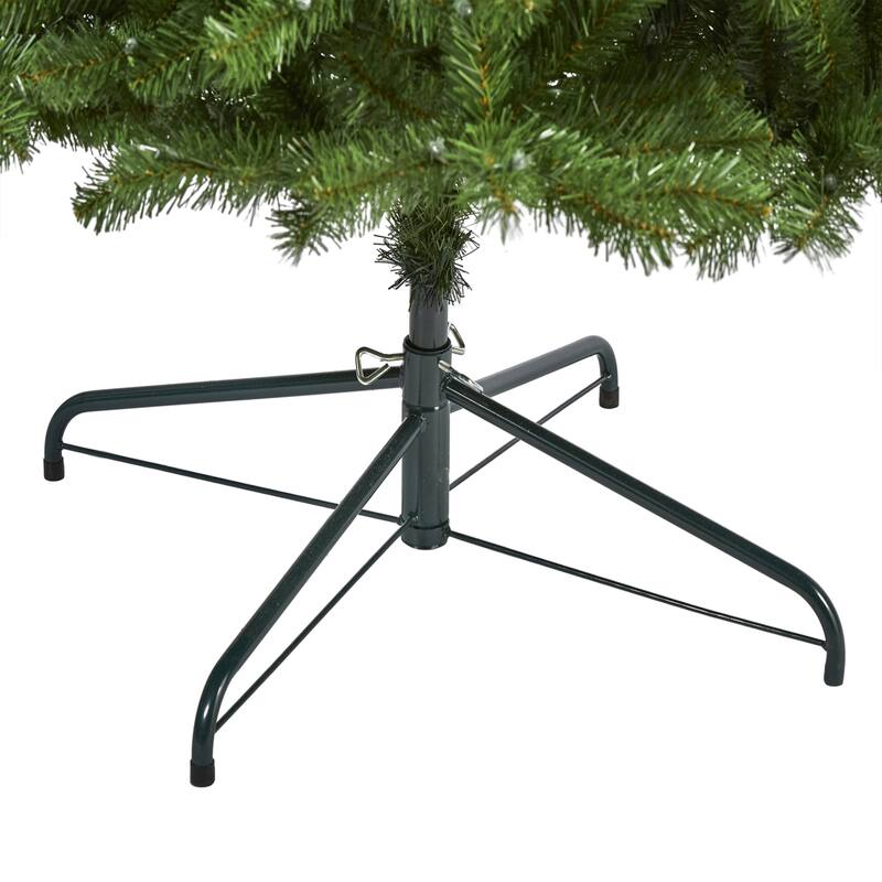 9’ Pre-Lit Virginia Fir Artificial Christmas Tree, Clear Lights - 9 Foot